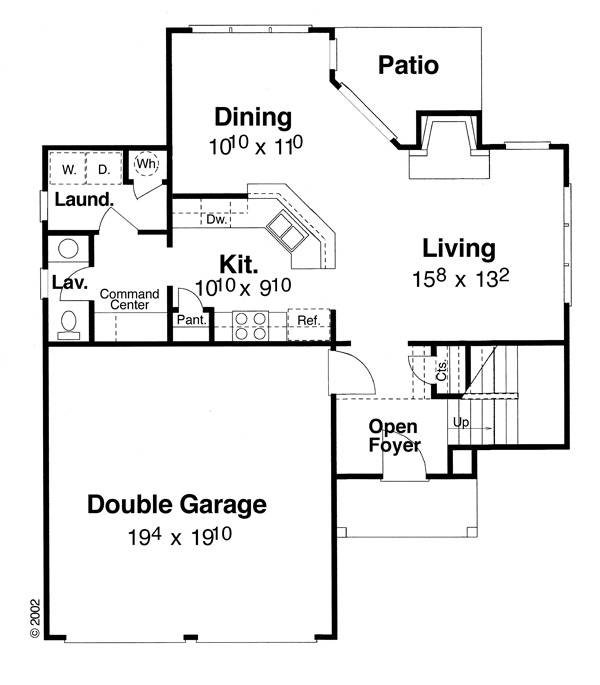 First Floor image of Highlands House Plan